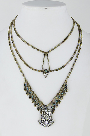Antique Style Formal Necklace 6HCC4